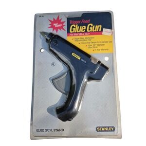 Vintage Stanley Glue Gun OS Black New GR70 Trigger Feed Hot Melt Heavy Duty